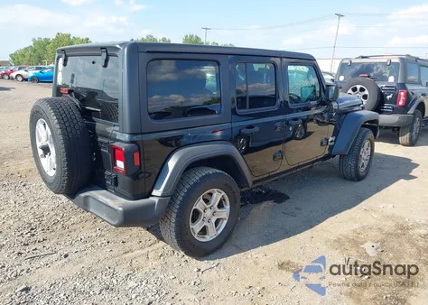 2018 Jeep Wrangler Unlimited Sport S 4X4 из США, поврежденный, VIN 1C4HJXDN1JW206781